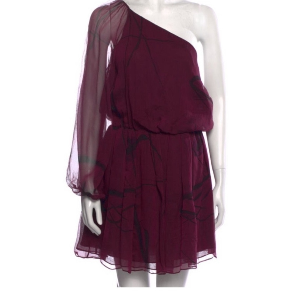 Alice + Olivia Purple and black XS dress